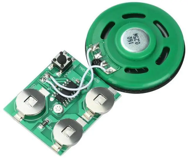 Main image of 60 second DIY recording and playback board music module voice module, with AG10, suitable for greeting cards