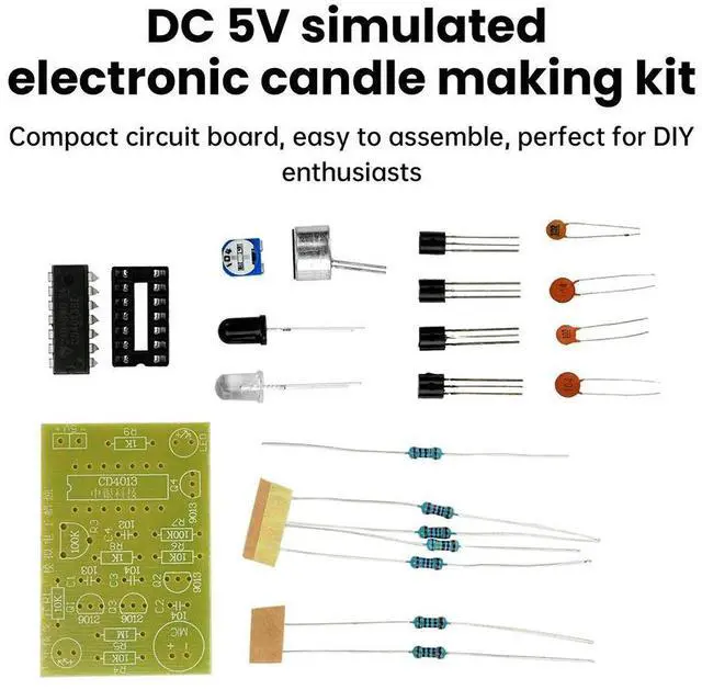 Main image of DIY Welding Kit Electronic Candle Lighting And Blow Control Simulation Welder Practice Circuit Board