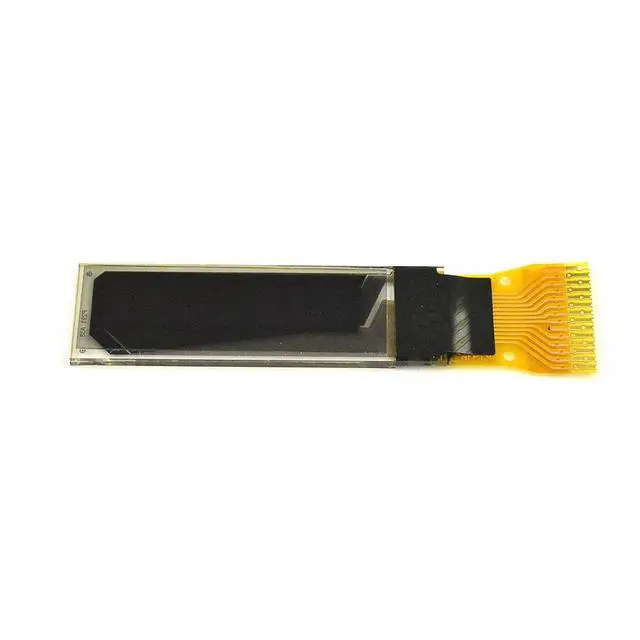 Alt view image 3 of 6 - 0.69 inch OLED Display Module 14PIN UG-9616TSWCG02 96*16 SSD1306 I2C IIC for TS100 TS08 Electronic Kit