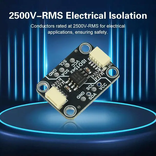 Alt view image 2 of 6 - ISO1540 bidirectional I2C isolator Qwiic Board 2500 V-RMS Isolator Support Operation Up To 1 MHz with 8-pin Pin Header