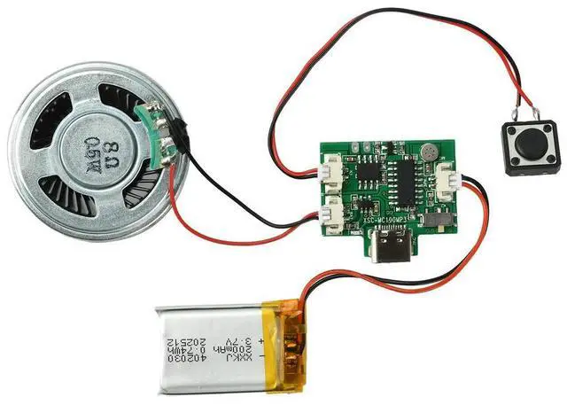Main image of Rechargeable Voice Recorder Playback Module 8M Capacity Type-C Port DIY Pop-up Book Greeting Card Fridge Magnet Craft Decoration