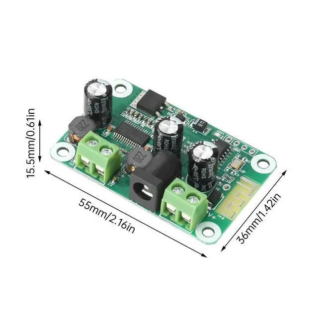 Alt view image 2 of 3 - DC 9-25V 30W Bluetooth 5.4 -compatible Audio Power Amplifier Board TWS Amp Module
