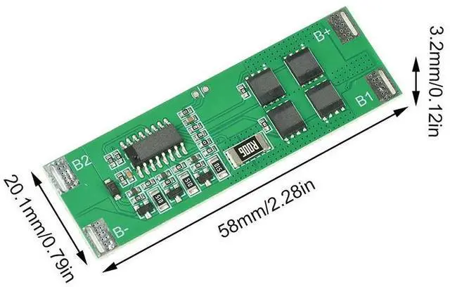 Alt view image 2 of 3 - 3S 12.6V Polymer Li-ion Lithium Charger Protection Board 15A Discharger and Charger BMS Balance Module