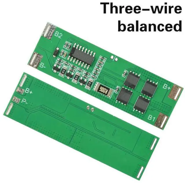 Alt view image 3 of 3 - 3S 12.6V Polymer Li-ion Lithium Charger Protection Board 15A Discharger and Charger BMS Balance Module