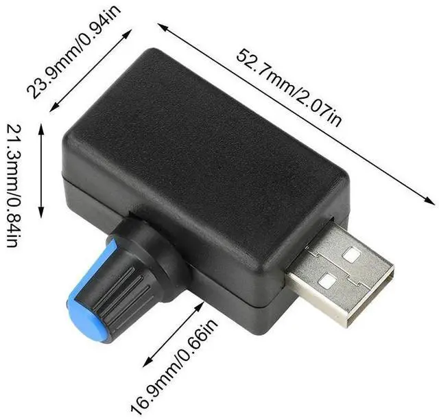 Main image of DC 4-12V 5W USB Fan Speed Controller Induction Speed Controller With Swtich for Laptop Cell Phone Cooler