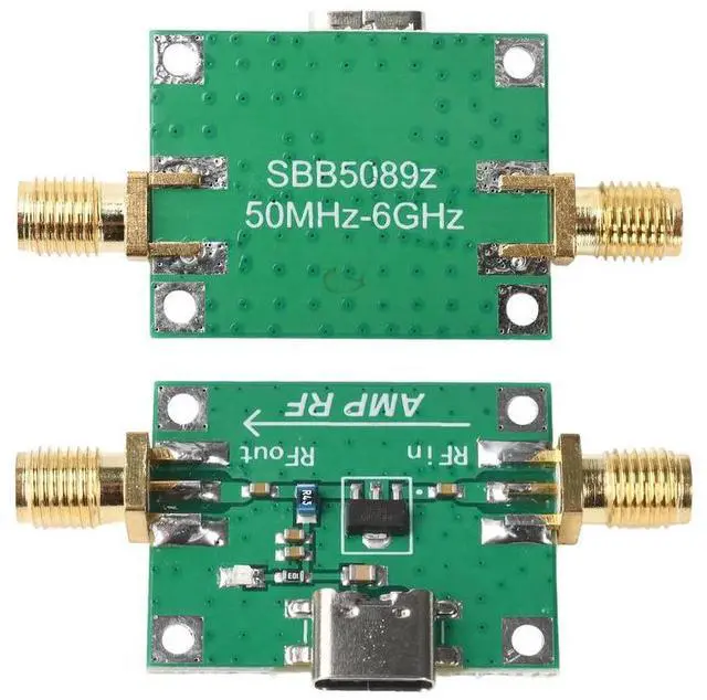 Main image of 5MHz-6GHz Broadband RF Power Amp Module SBB5089 20dB Gain DC 5V Type-C High Integration Mini Size for RF Front-end Applications