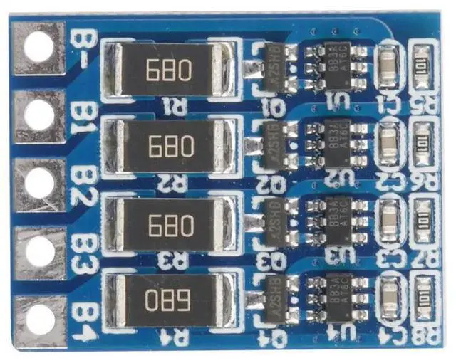 Main image of 4S 4.2V 14.4V 16.8V 68mA BMS Li-ion LMO LiFePO4 Lithium Charge Balance Protection Board Module