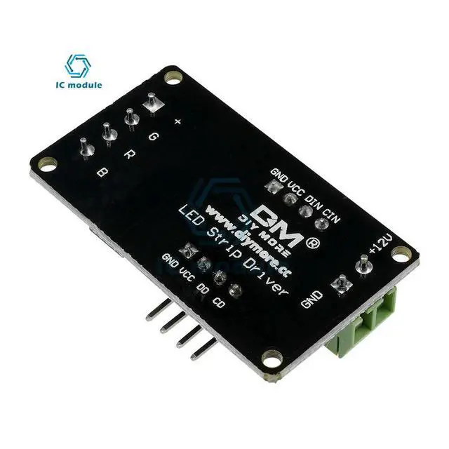 Alt view image 3 of 6 - DC 12V RGB LED Strip Driver Shield Module for R3 Module V1.0 STM32 AVR