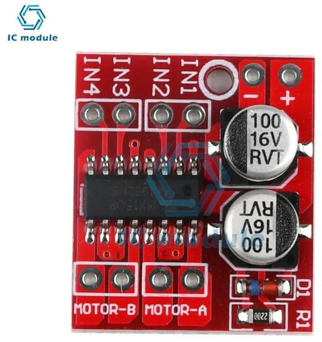 Alt view image 2 of 4 - 5PCS MX1508 L298N PWM Speed Dual H-Bridge Stepper Motor Driver DC Motor Driver Module DC 2V-10V 1.5A 2-Way