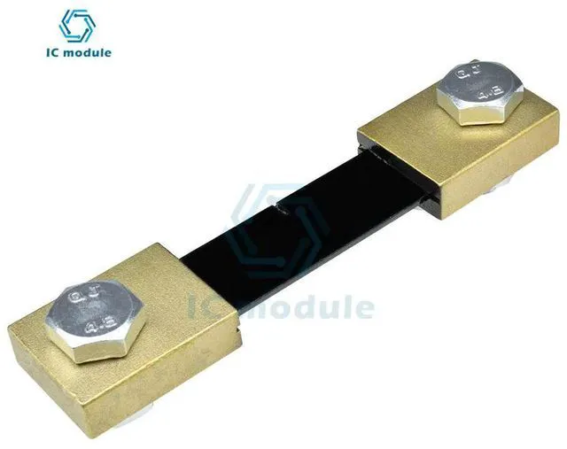 Alt view image 3 of 3 - External Shunt FL-2 100A 50A 30A 20A 10A 75mV Current Meter Shunt Resister for Digital Voltmeter Ammeter Wattmeter Meter