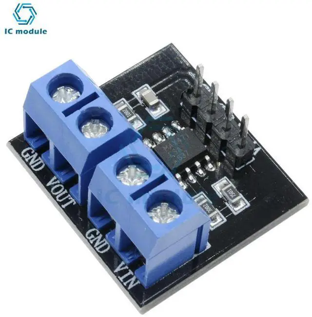 Alt view image 3 of 3 - MAX471 Voltage Current Sensor Module High Precision Detection Board DC 3-36V Charge Discharge Monitor For