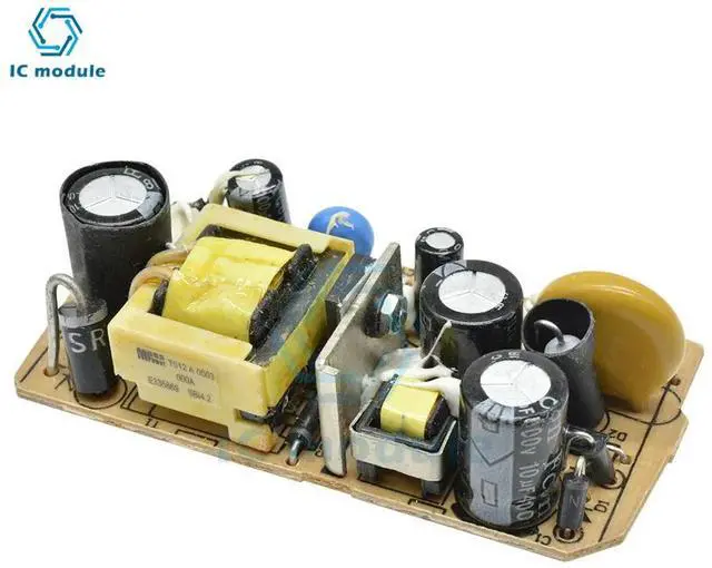 Main image of AC-DC 12V 1A Switching Power Supply Module Bare Circuit Board for Replace/Repair Short Circuit Protection