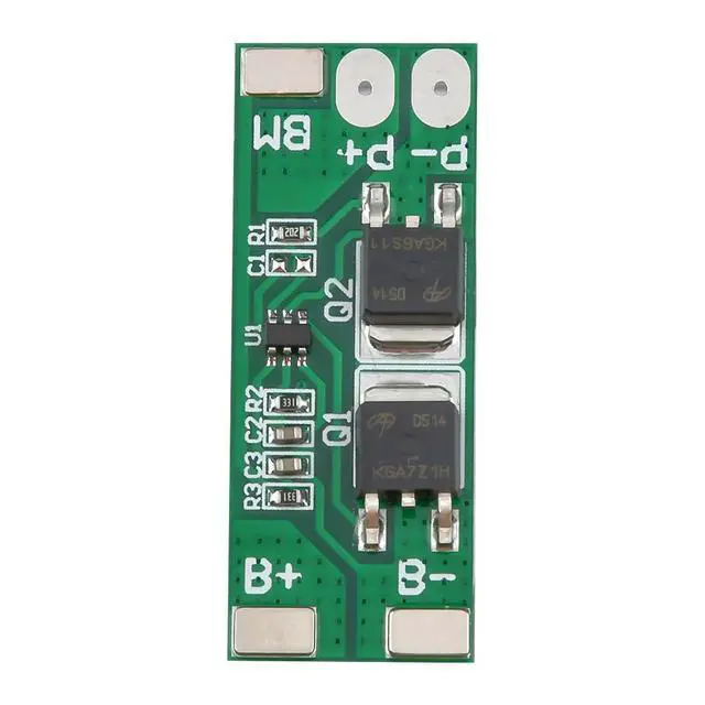 Alt view image 3 of 3 - LiFePO4 Balanced Board BMS 2S 6.4V 10A Charging PCB PCM Short Circuit Protection For LED Power/UPS/Solar Energy
