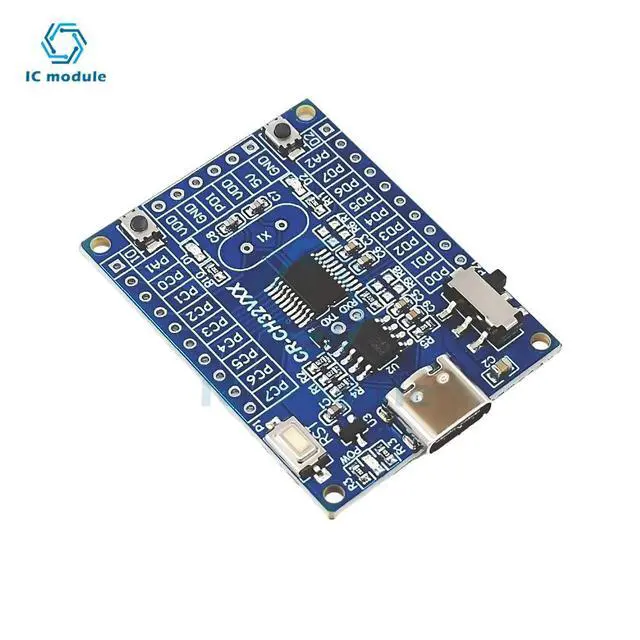 Alt view image 2 of 3 - CH32V003 Development Board Minimum System Board Core Board Type-C USB Interface Development Panels kit CH32V003