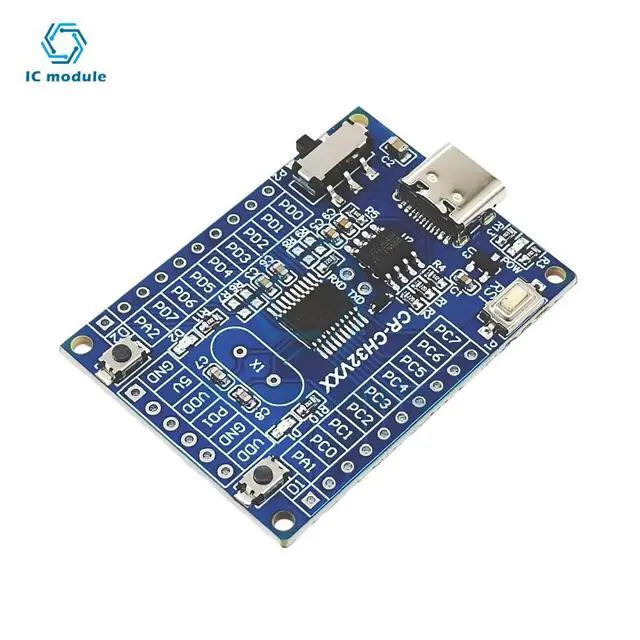 Alt view image 3 of 3 - CH32V003 Development Board Minimum System Board Core Board Type-C USB Interface Development Panels kit CH32V003