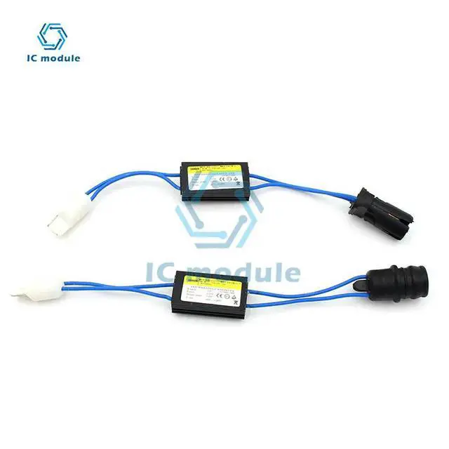 Alt view image 2 of 3 - 12V T10 Canbus Cable LED Warning Canceller Decoder 501 T 10 W5W 192 168 Car Lights Error Load Resistor Diy Electronic Kit