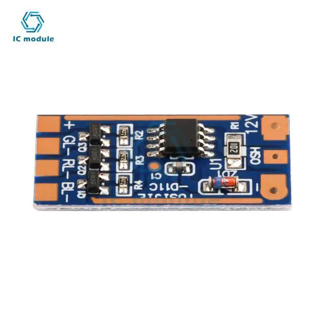 Alt view image 2 of 3 - DC5-12V RGB Flashing Light Module 11 Kinds Of Mode Button Switch Phantom Light Module High Current Drive Module