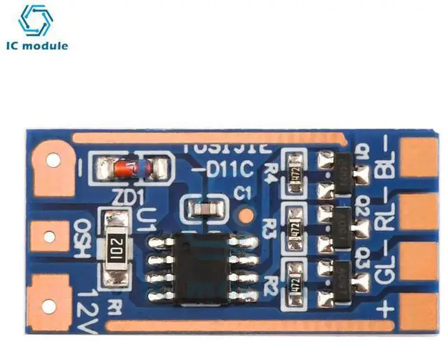 Main image of DC5-12V RGB Flashing Light Module 11 Kinds Of Mode Button Switch Phantom Light Module High Current Drive Module