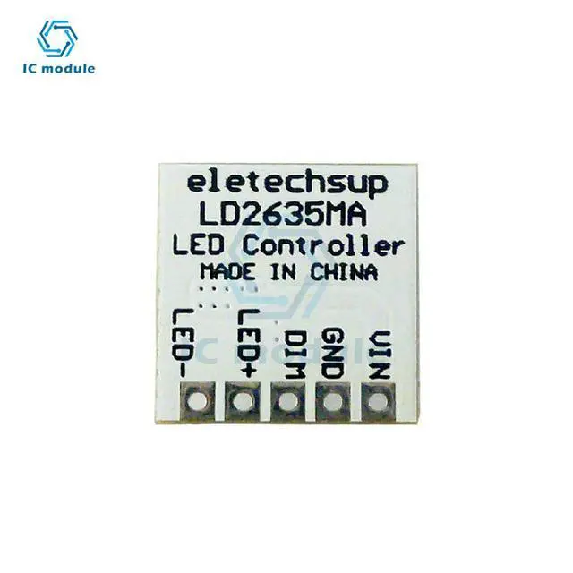 Alt view image 2 of 3 - Mini LD2635MA DC5-27V 350mA Buck HB LED Driver Module Step Down Buck Converter for
