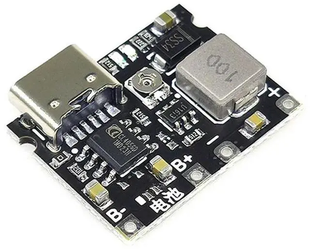 Main image of Lithium Charger Module Type-c USB 2A Charging Board with Dual Protection Functions
