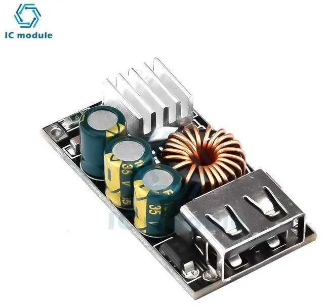Main image of USB Buck Converter DC-DC Step Down Module DC10-30V to 5V QC 3.0 Charging Module Volt Transformer Board