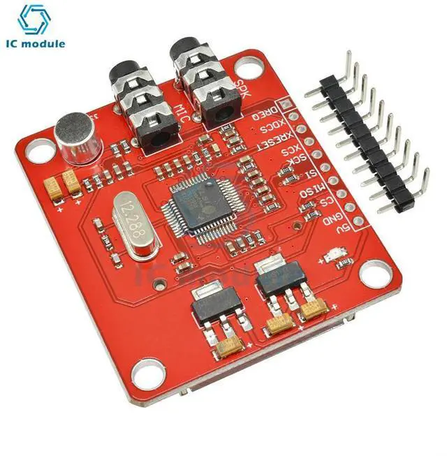 Main image of VS1053 MP3 Module With SD Card Slot VS1053B Ogg Real-time Recording for Stereo Output and Mic Port 5V AMS1117 DIY KIT