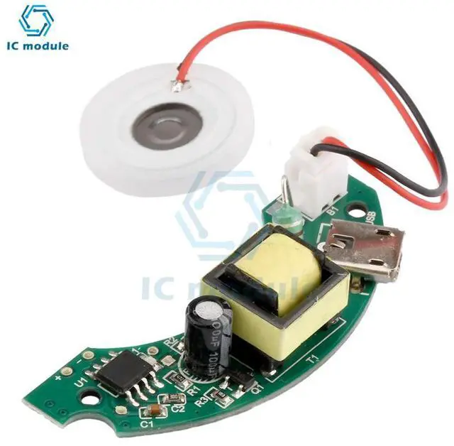 Main image of 2W Micro USB Humidifier Circuit Board 108khz Driver Board Circuit Board 5V Control Board PCB Motherboard