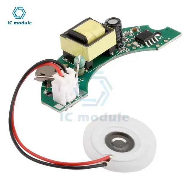 Alt view image 3 of 3 - 2W Micro USB Humidifier Circuit Board 108khz Driver Board Circuit Board 5V Control Board PCB Motherboard