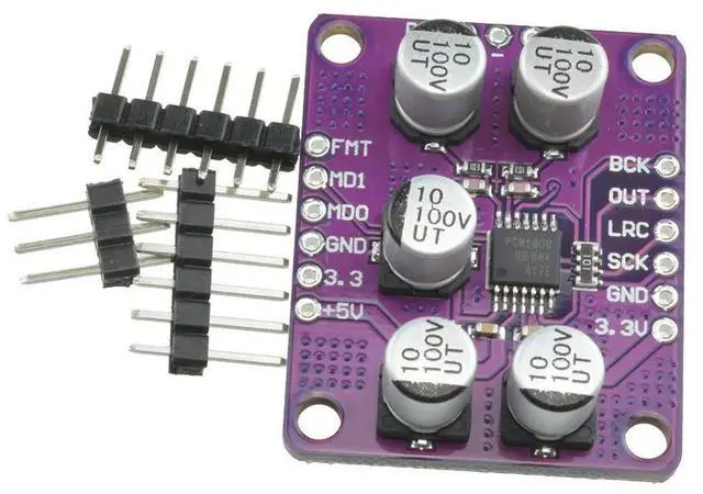 Main image of PCM1808 105dB SNR Audio Amplifier Board Stereo ADC Single-Ended Analog-Input Decoder 24bit Amplifier Board Player Module