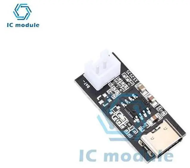 Main image of Diymore DC Type-c 5V 500mA CN3085 Lithium Module Charging Board with Protection Dual Functions 1A Li-ion Charge