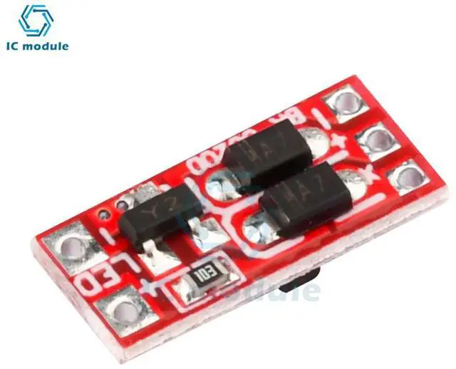 Alt view image 2 of 3 - DC12V Automobile Trigger Strobe Module Ultra-Small Mini Car Light Control Chip LED Brake Strobe Control Movement IC