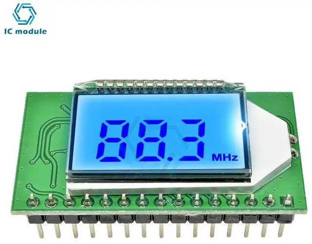 Main image of 87-108MHz FM Radio Receiver Module LCD Display Microphone Stereo Board Digital Noise Reduction