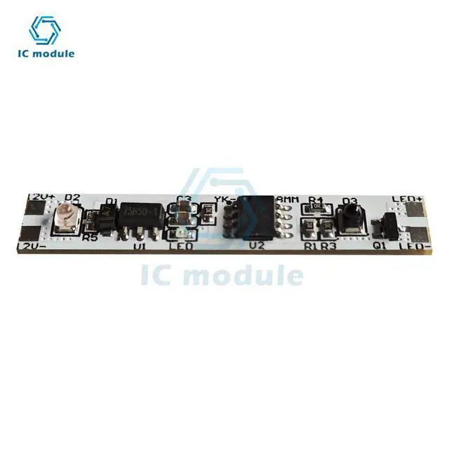 Alt view image 3 of 3 - Motion Sensor Hand Sweep Switch DC12V Hand Wave Scan IR Sensor Switch ON/OFF DIY LED Closet Cabinet Light/Wardrobe Lamp