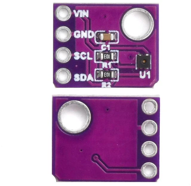 Alt view image 2 of 3 - SHT40 Digital Temperature and Humidity Sensor Module WCMCU-40 Temperature and Humidity Sensor Tap Weather