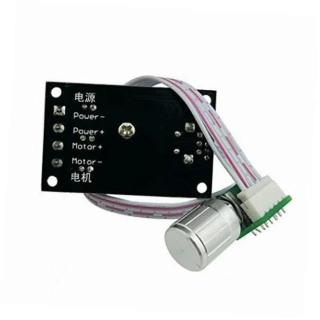 Alt view image 3 of 3 - diymore DC Motor Speed Controller DC 6/12/24/28V 3A PWM DC Motor Speed Governor Adjustable Potentiometer with Flat Cable