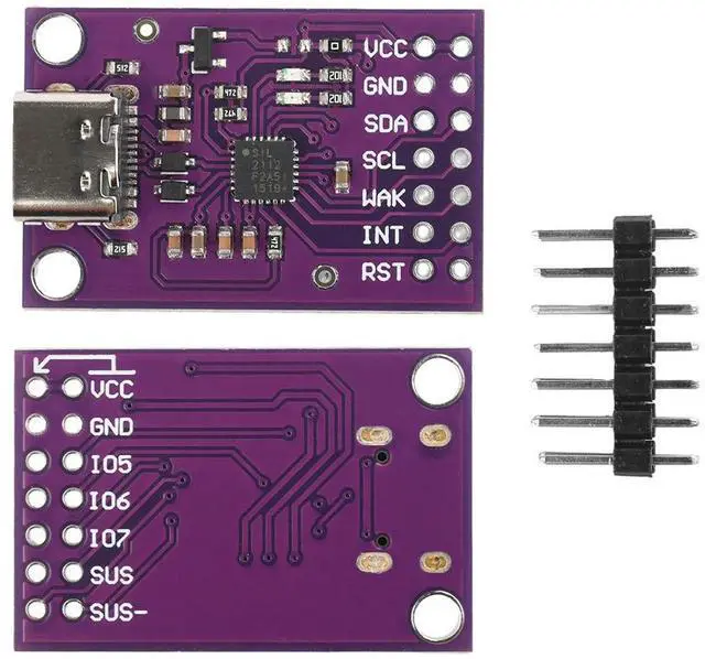 Main image of CP2112 Module USB to SMBus/I2C Converter, Compact 32mm*21mm Size with HID Class Support, No Driver Needed