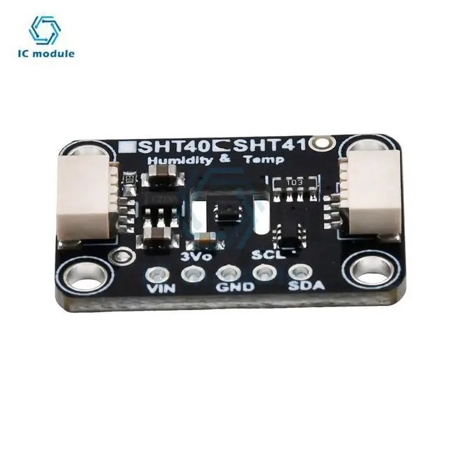 Alt view image 2 of 3 - SHT40 Temperature Humidity Sensor Module Microcontroller I2C Breakout 3V 5V for Black with Pin