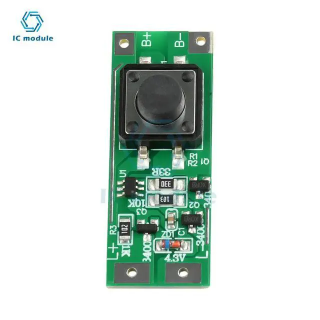 Alt view image 3 of 3 - 3V 12V Blinking Module Switch Switch High Light, Bright, Blinking Car Light LED Lighting Control Board Driver Board