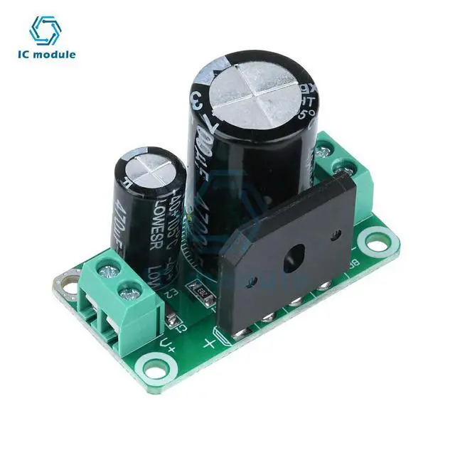Alt view image 3 of 3 - 35V 4700uF 8A Single Power Supply Rectifier Filter Board Power Amplifier Non Regulator Power Module