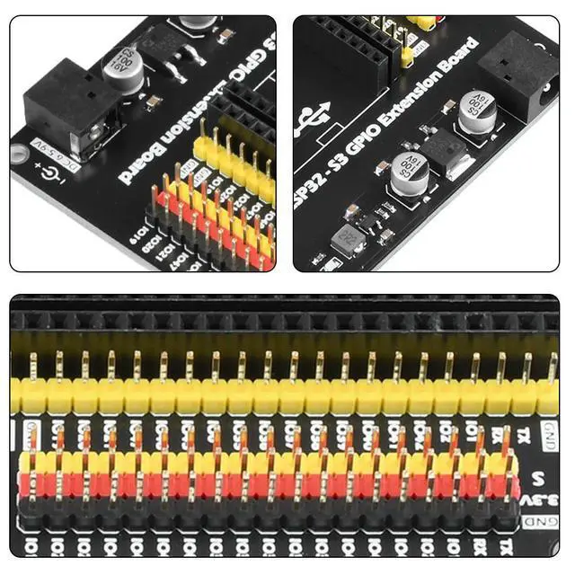 Alt view image 3 of 6 - ESP32-S3 GPIO IoT Development Board Expansion Board Expansion Board Backplane Interface Electronic Componet Kit