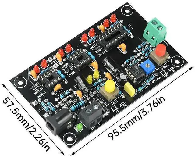 Main image of T2 Amplifier OP AMP Tester For Single Mono Dual Quad OPAMP Chip High Speed Low Differentiation Tester Board Electronic Kit