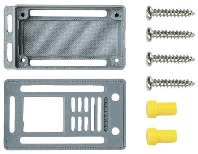 Main image of ESP32 Protective Enclosure Grey Plastic Housing For 30Pin Bluetooth Board Type C Port Open GPIO Design With Mount Holes