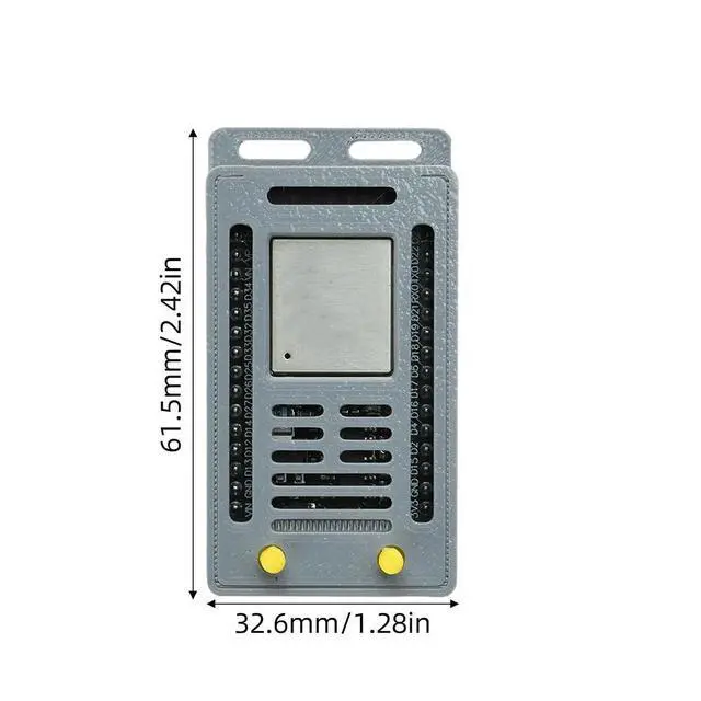 Alt view image 2 of 3 - ESP32 Protective Enclosure Grey Plastic Housing For 30Pin Bluetooth Board Type C Port Open GPIO Design With Mount Holes