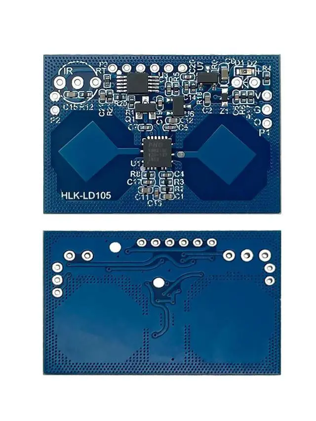 Alt view image 2 of 3 - HLK-LD105 10G Microwave Radar Human Body Induction Module LD105 Micro Motion Sensor Ceiling Installation