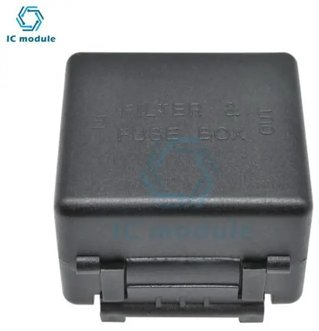 Main image of 5PCS Black Case Outer Case Relay Box for DC 12V 1-CH 433MHz Relay Module RF Remote Control Relay Filter Fuse Box