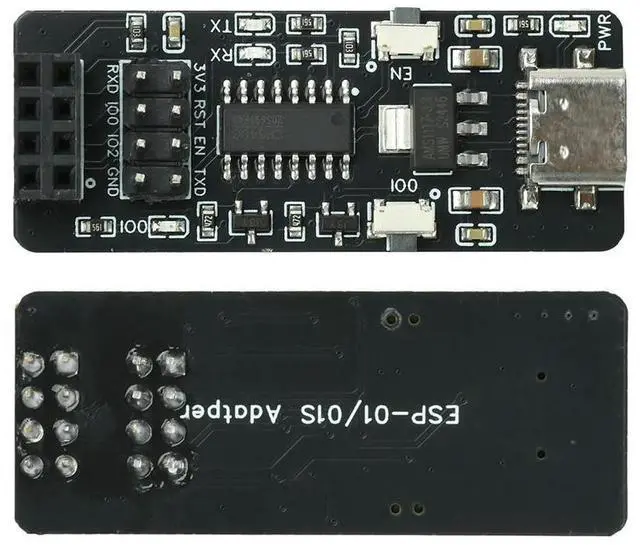 Main image of ESP-01/01S Esp8266 Serial Port To Module Adapter Board Transparent Transmission Module CH340 Type C