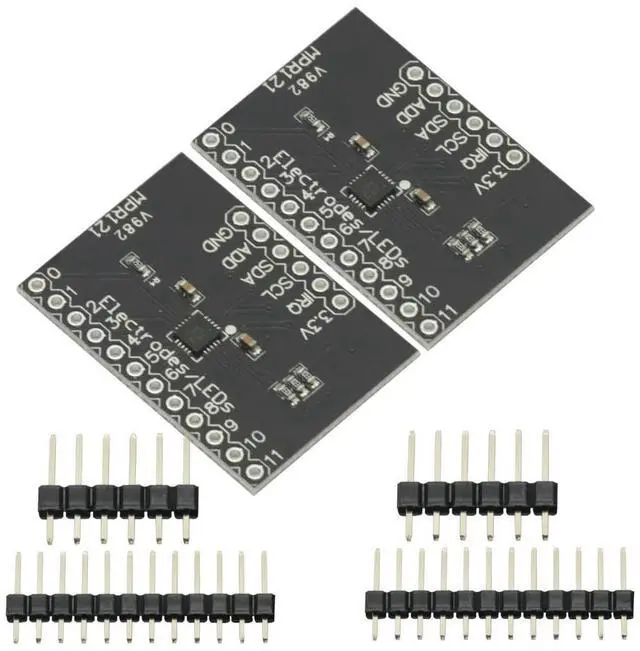 Alt view image 5 of 6 - 1Pcs MPR121 Breakout V12 Capacitive Touch Sensor Controller Module I2C Interface keyboard Development Board for