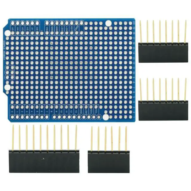 Alt view image 5 of 6 - 1Pcs Prototype PCB Expansion Board For ATMEGA328P UNO R3 Shield FR-4 Fiber PCB Breadboard