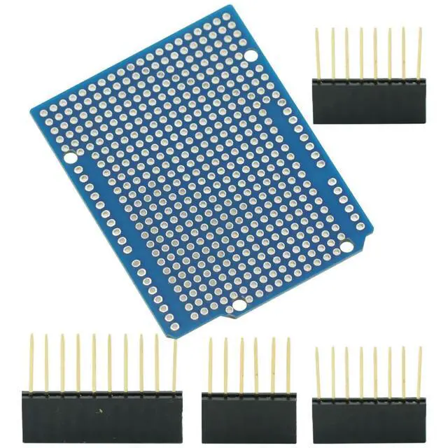 Alt view image 6 of 6 - 1Pcs Prototype PCB Expansion Board For ATMEGA328P UNO R3 Shield FR-4 Fiber PCB Breadboard