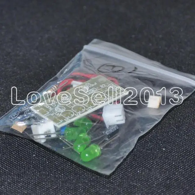 Alt view image 6 of 6 - 1Set Elektronika KA2284 DIY Kits Audio Level Indicator Suite Trousse Electronic Parts 5mm RED Green LED Level Indicating 3.5-12V